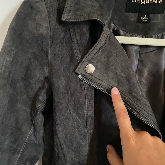 Bagatelle Suede Moto Jacket - Picture 4 of 9
